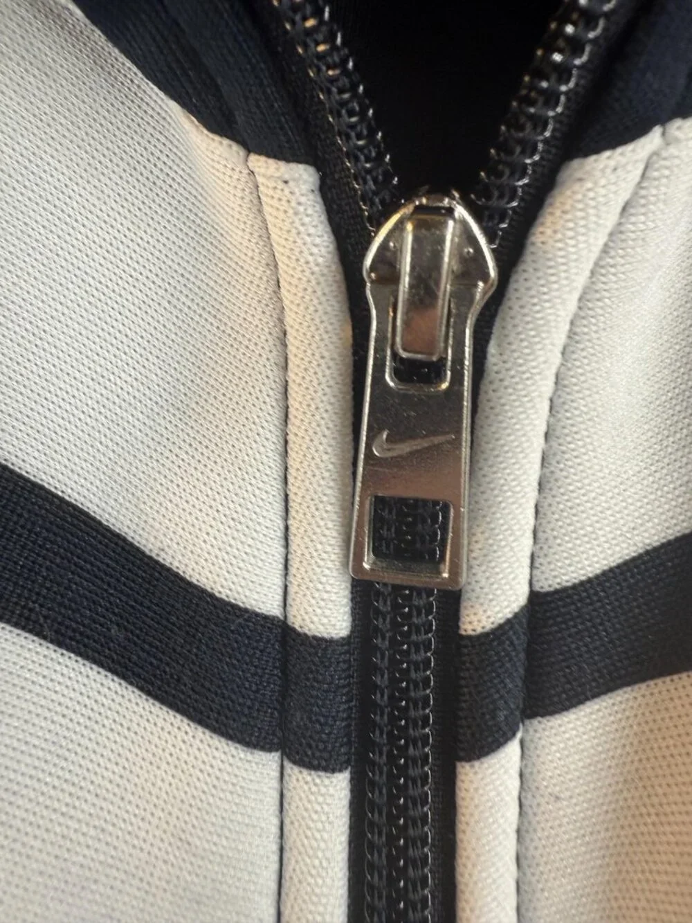 Nike Track Jacket Mens XL Blue White Chevron Full Zip Athletic Dept 448271-479